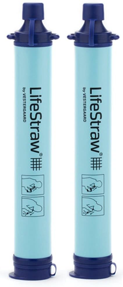 Personal Water Filter for Hiking, Camping, Travel, and Emergency Preparedness