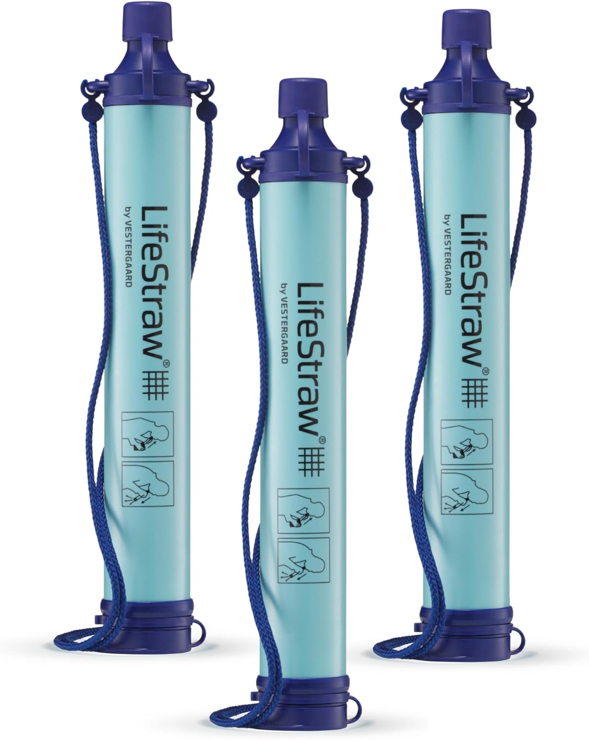 Personal Water Filter for Hiking, Camping, Travel, and Emergency Preparedness