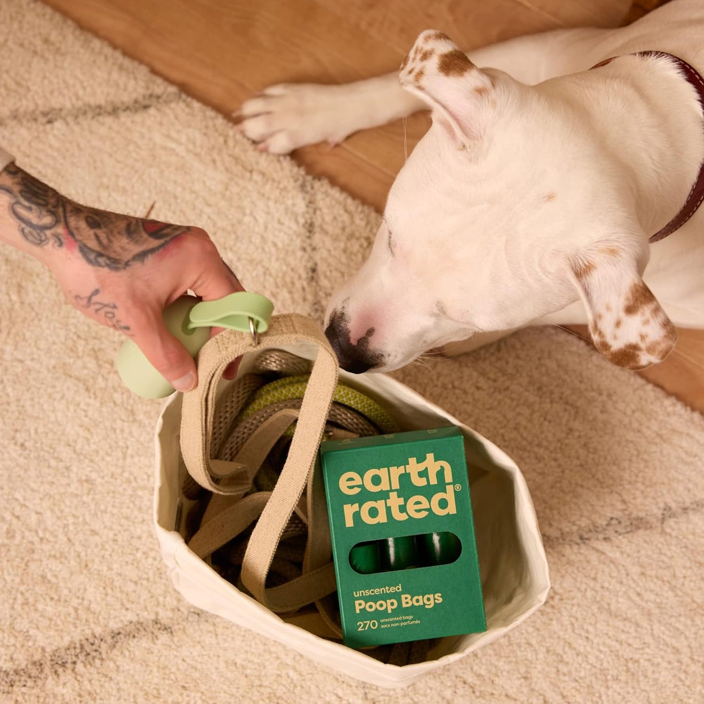 Poop Bags for Dogs, Guaranteed Leak Proof and Extra Thick Waste Bag Refill Rolls, Unscented, 270 Bags