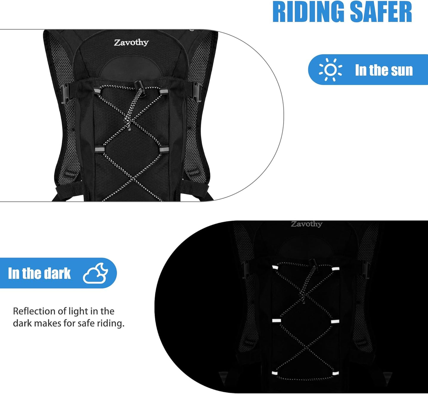 Hydration Backpack with 2L Hydration Bladder Water Backpack for Hiking Hydration Pack for Running Cycling Hiking