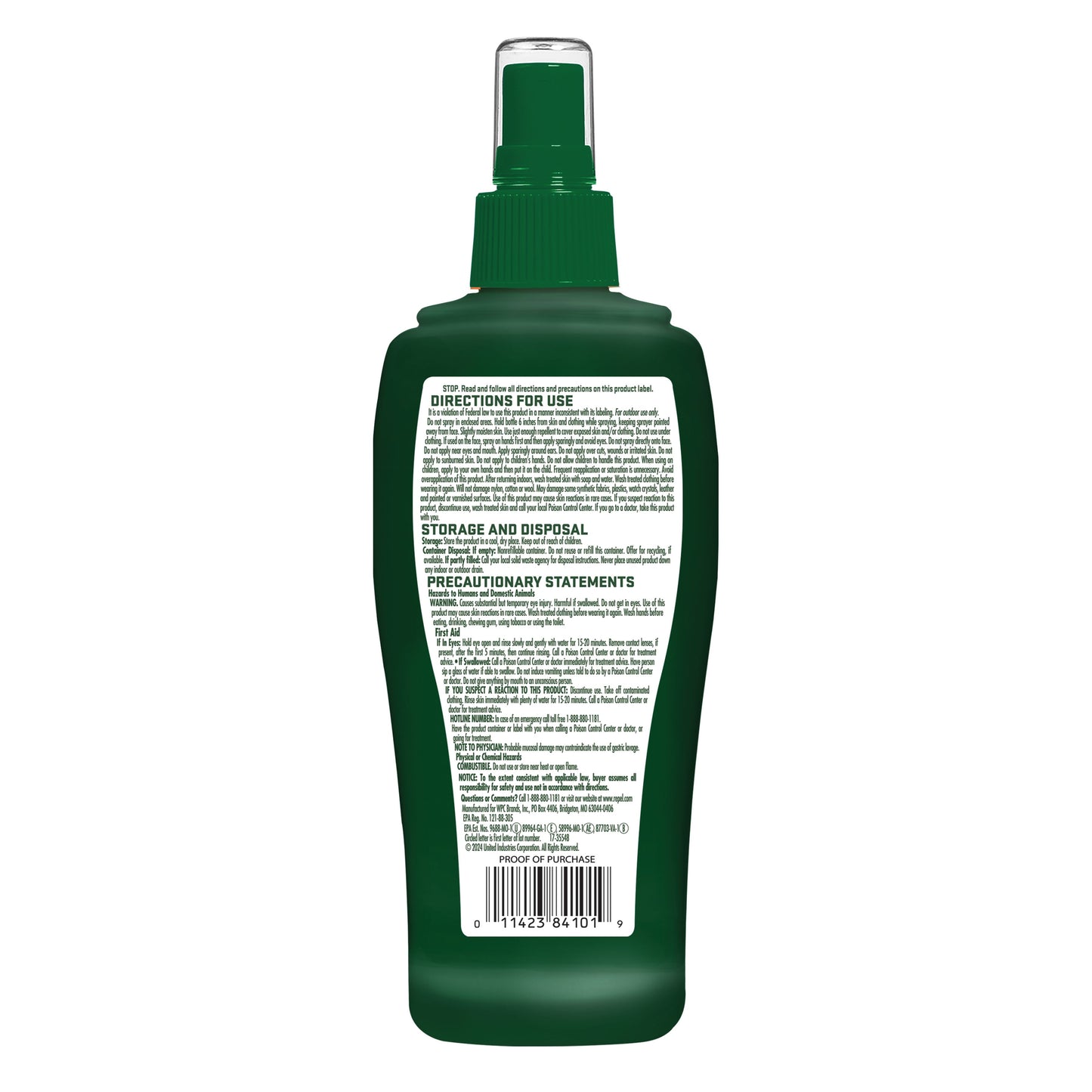 (2 Pack) Insect lent Sportsmen Max Formula Pump Spray W/ 40% Deet, 7.5 Ounces