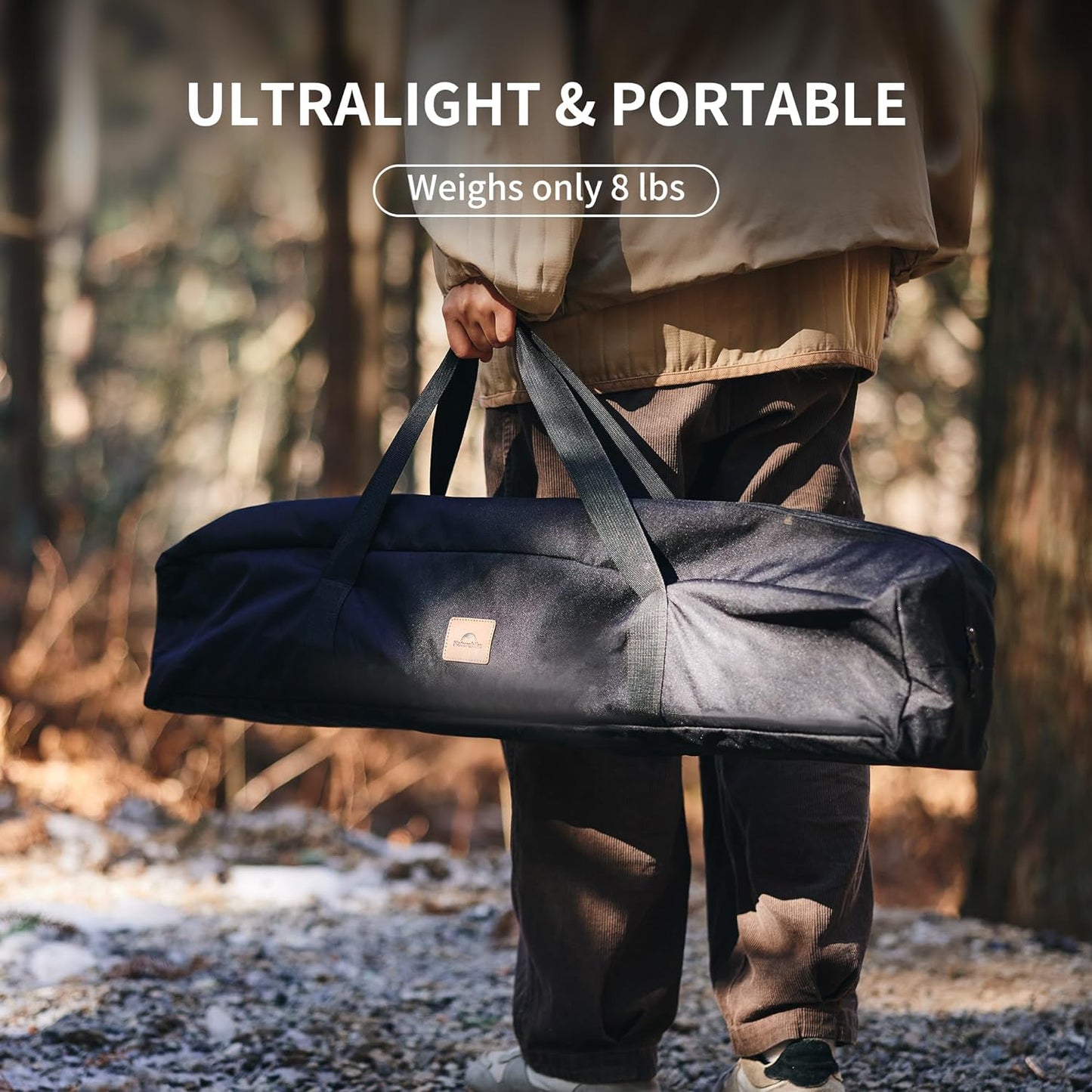 Folding IGT Camping Table, Portable Outdoor IGT Cook System, Ultralight Aluminum Camp Table with Carry Bag for Car Camping Picnic RV Trip Patio Backyard BBQ