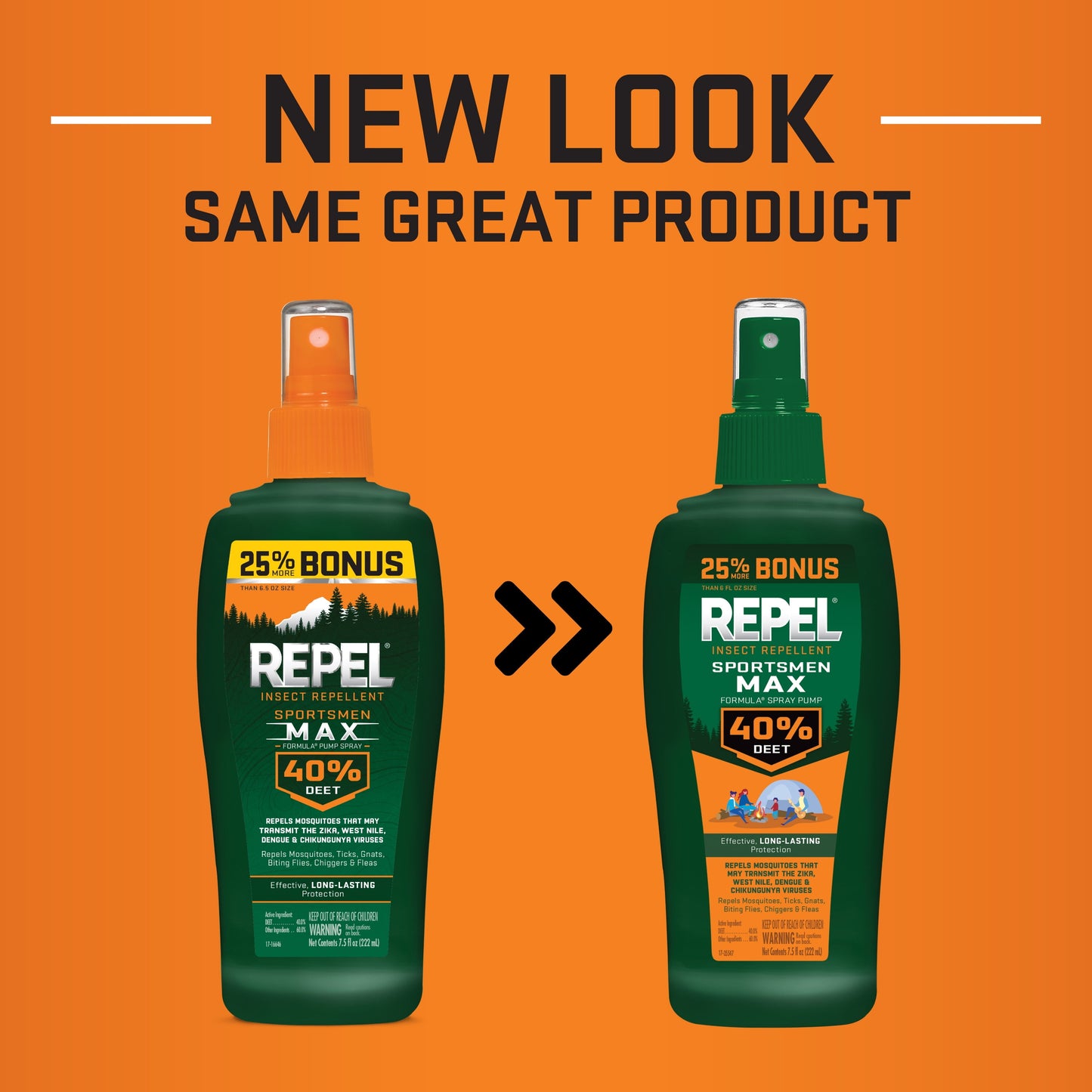 (2 Pack) Insect lent Sportsmen Max Formula Pump Spray W/ 40% Deet, 7.5 Ounces