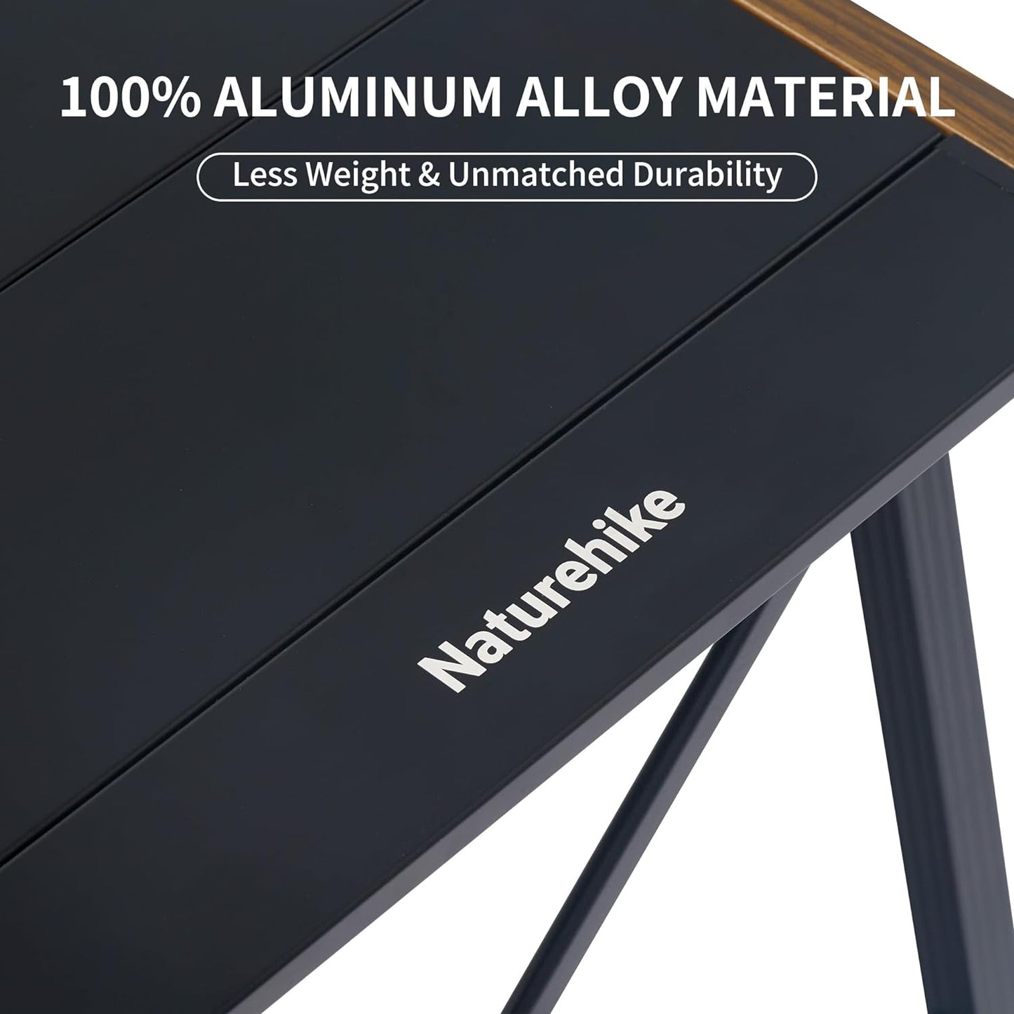 Folding IGT Camping Table, Portable Outdoor IGT Cook System, Ultralight Aluminum Camp Table with Carry Bag for Car Camping Picnic RV Trip Patio Backyard BBQ