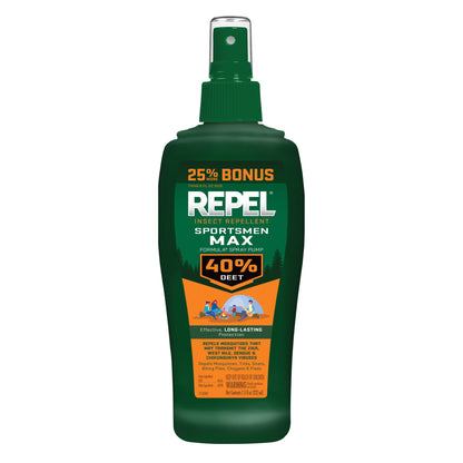 (2 Pack)  Insect lent Sportsmen Max Formula Pump Spray W/ 40% Deet, 7.5 Ounces