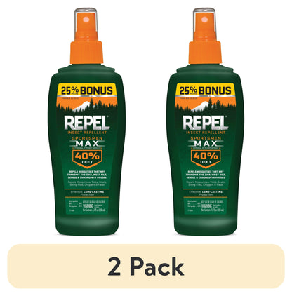 (2 Pack)  Insect lent Sportsmen Max Formula Pump Spray W/ 40% Deet, 7.5 Ounces