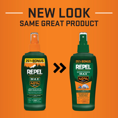 (2 Pack)  Insect lent Sportsmen Max Formula Pump Spray W/ 40% Deet, 7.5 Ounces